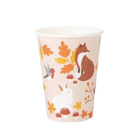 Waldtiere Party Becher Eco friendly